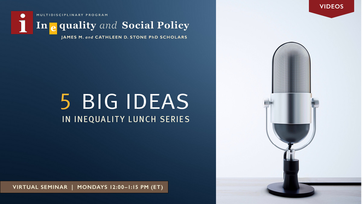 5 Big Ideas in Inequality Series - Videos