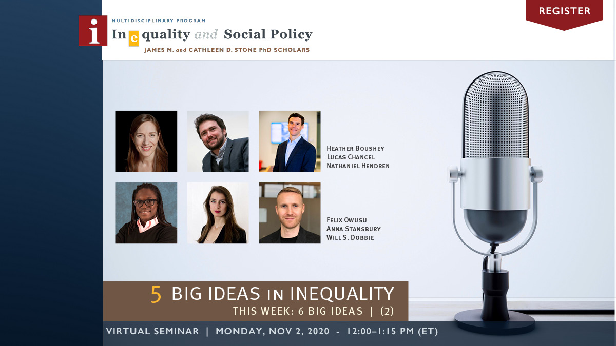 5 Big Ideas in Inequality | Week 2