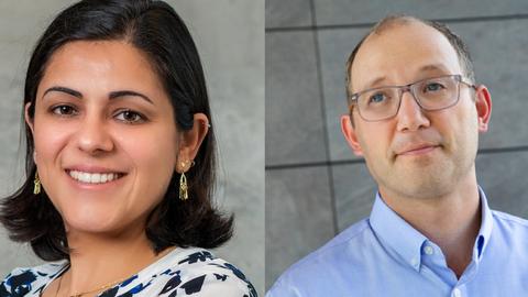Rita Hamad and Daniel Schneider