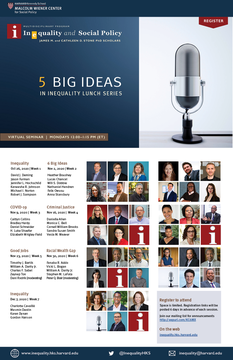 5 Big Ideas in Inequality poster