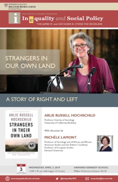 Event poster 2019 04 03 Arlie Hochschild