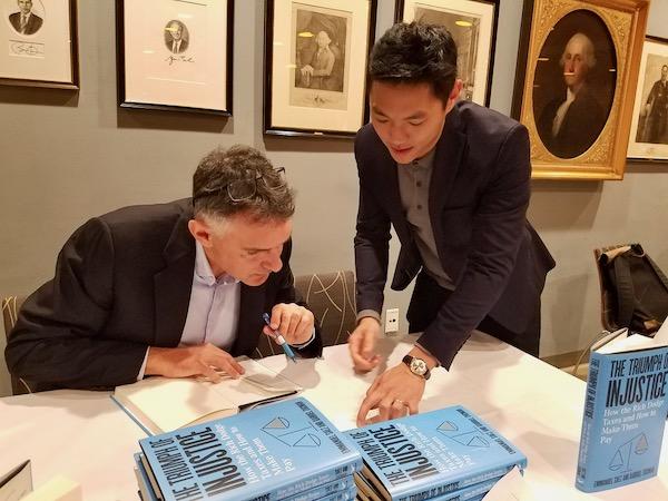 Emmanuel Saez book signing