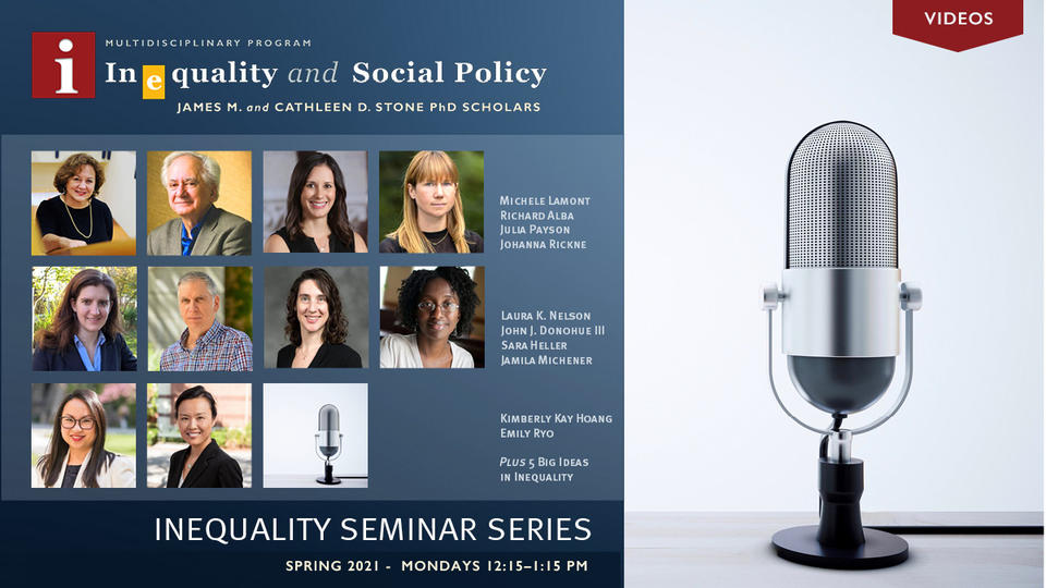 Inequality Seminar: Spring 2021